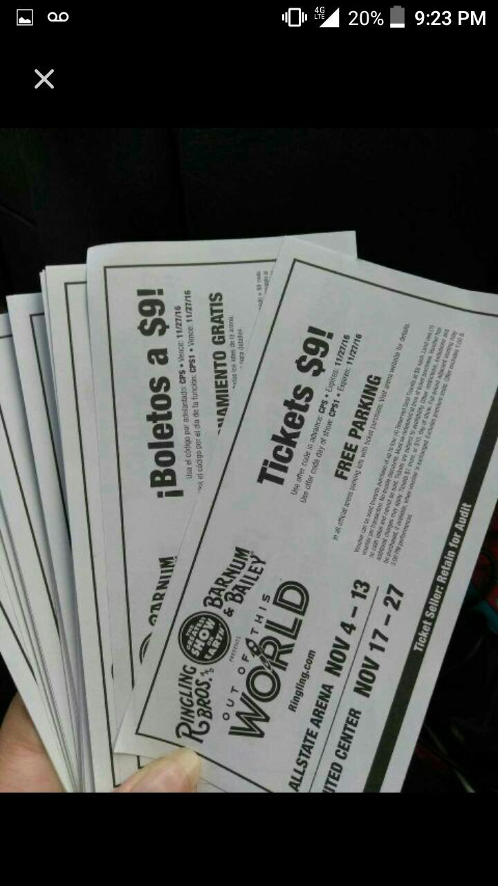 Ringling brothers circus coupons!!