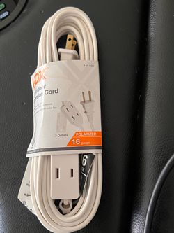 HDX Indoor Extension Cord 3-Outlet 16 Gauge