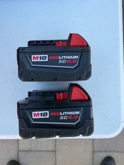 Milwaukee M18 5.0 Batteries