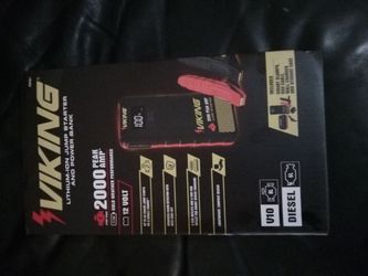 Viking lithium ion jump starter and power bank
