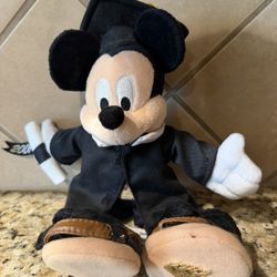 12” Grad Night Mickey Plush 