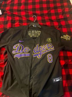 Dodgers/ Kobe baseball tee collab