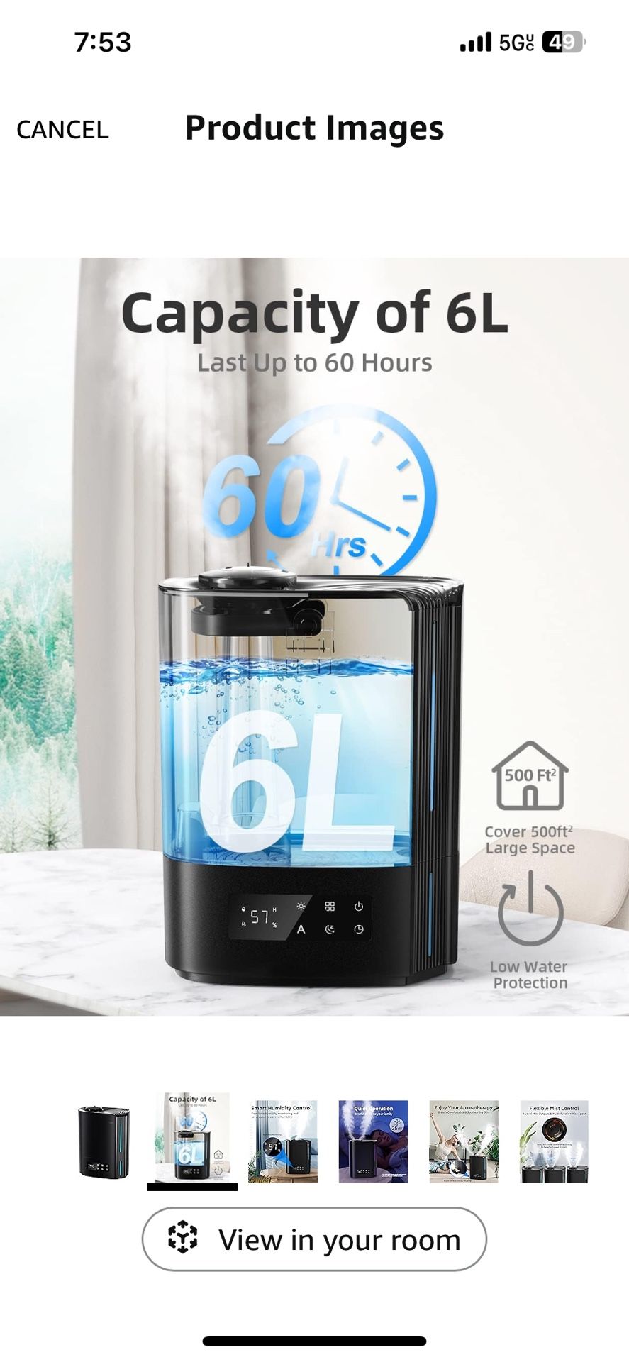 BREEZOME 6L Humidifier