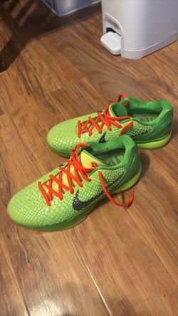 Kobe  6 Grinch - Size 12- NO BOX OR EXTRA LACES