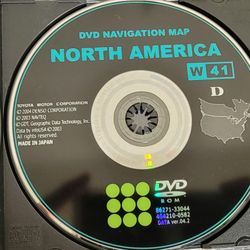 Dvd Navigation Map W41 For Lexus Toyota