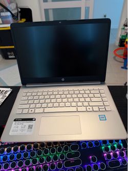 HP 14” Laptop- Pale Rose Gold