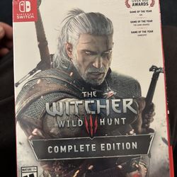 Switch the Witcher Wild hunt 3 complete edition brand new