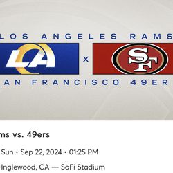 San Francisco Niners vs LA Rams