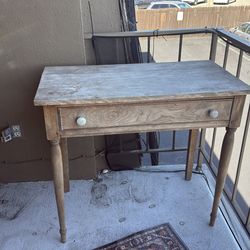 Wooden desk