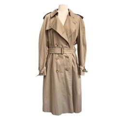 Vintage Burberry Prorsum Unisex Trench Coat With Wool Liner Size 44R US L-XL Tan