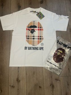 Burberry X bape collab tshirt