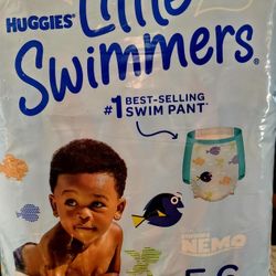 Huggies Nemo Little Swimmers Swim Pants Size 5- 6 / Pañales De Baño Desechables Niños