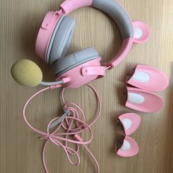 Razer Kraken Kitty V2 Pro Wired RGB Headset with Interchangeable Ears