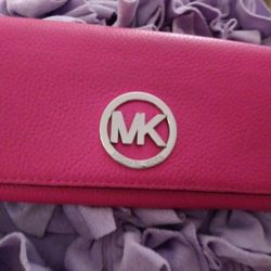 MK Wallet Pink Pretty