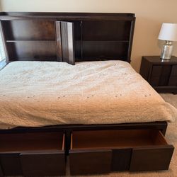 Full Bed, Night Stand, Dresser- Star Furniture 