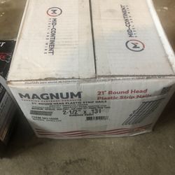 Magnum 21’ Round Head Plastic Strip Nails