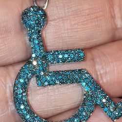 10k Natural Blue Diamonds Emoji 