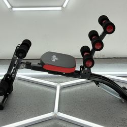 Brand New Ab Machine, Multi-Functional Adjustable Ab Trainer, Ab Workout Bench for Home Gym, Sit Up Machine for Abdominal, Exercise Chair SKU426-G