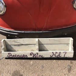 Hand Painted Wine Rack 