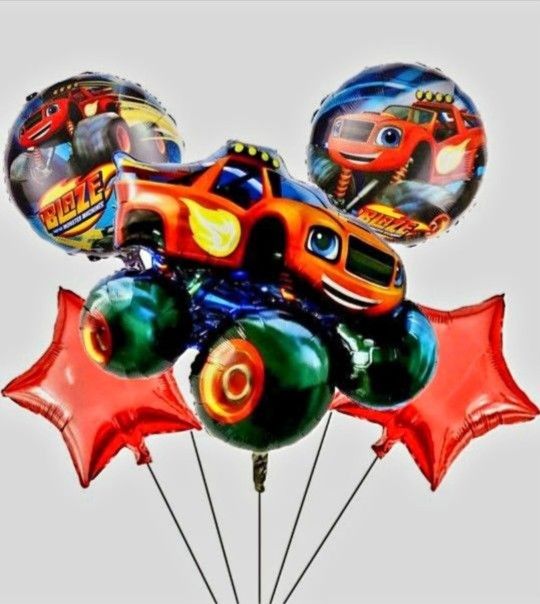 Blaze and The Monster Machine Balloons Foil balloons. 