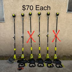  NEW RYOBI 40V 15 in. Expand-It Cordless Battery Attachment Capable String Trimmer (Tool Only) **$70 Each** 