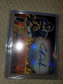 Hofer Erick Dickerson autographed card