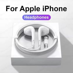 Headphones For Apple iPhone 14 11 12 13 Pro Max Earphones XR X XS SE 6 6S 7 8 Plus Bluetooth Wired Earbuds Accessories