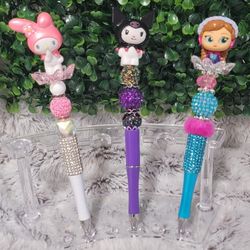 Beaded Custom Made Doorables Pens 