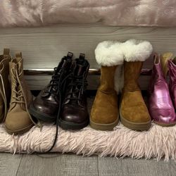 Girl Size 13 Boots Different Colors Some We’re Only Used Once Take All Of Them Together For $50 Or  Ask For Individual Price
