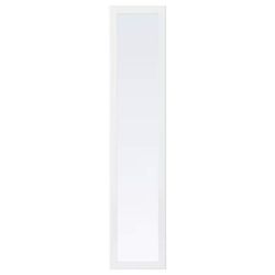 2x 19" IKEA TYSSEDAL Doors, white/mirror glass