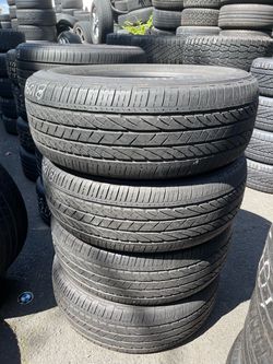 245/60R18 Bridgestone 245/60/18 set of matching 4 tires in great condition 300$  for 4 tires plus tax . Mount available but not included.  Wheel align