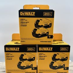 DEWALT 20V 5.0 Ah Battery - 2-Pack - 3 Count
