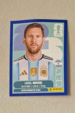 Messi panini sticker