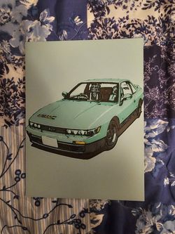 Initial D 3d Printed Art