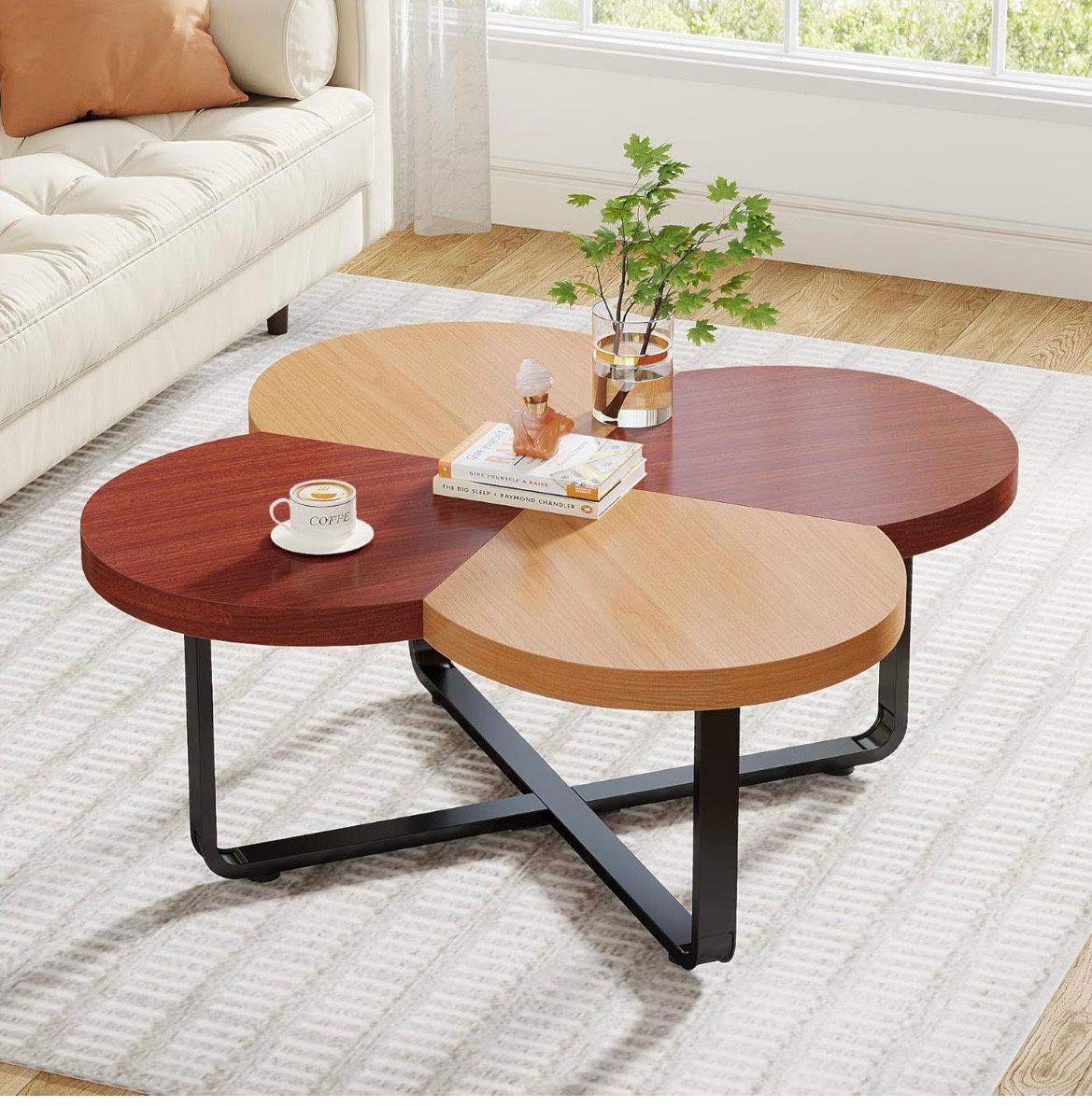 Lucky Clover Shaped Coffee Table