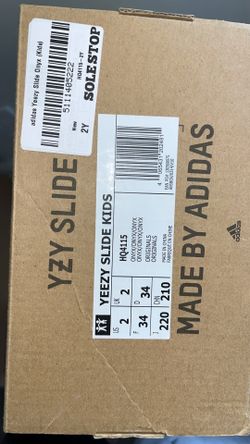 Yezzy slides for kids 2y