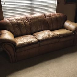LEATHER FURNITURE SET