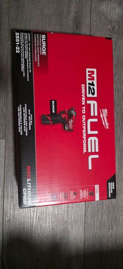 Milwaukee m12 surge impact drill