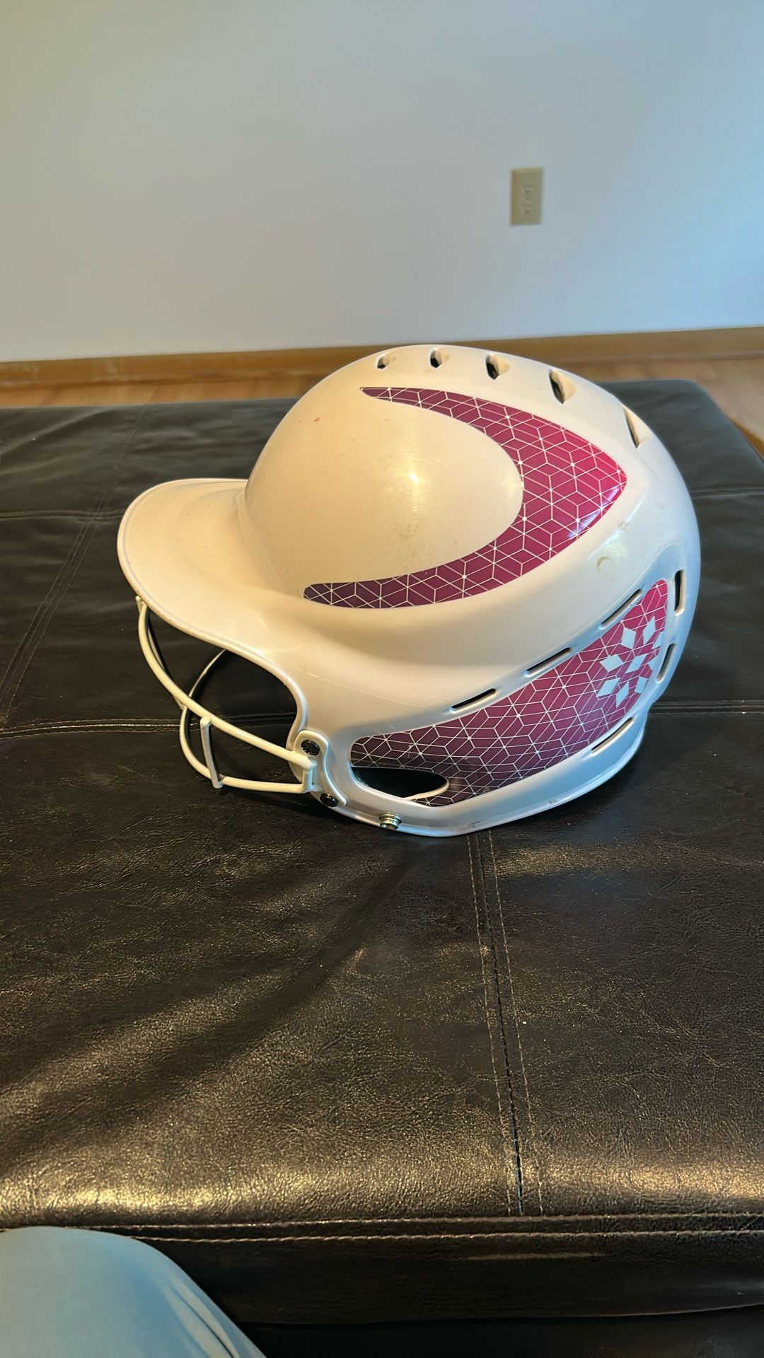Girls Softball Gear Bag & Batting Helmet