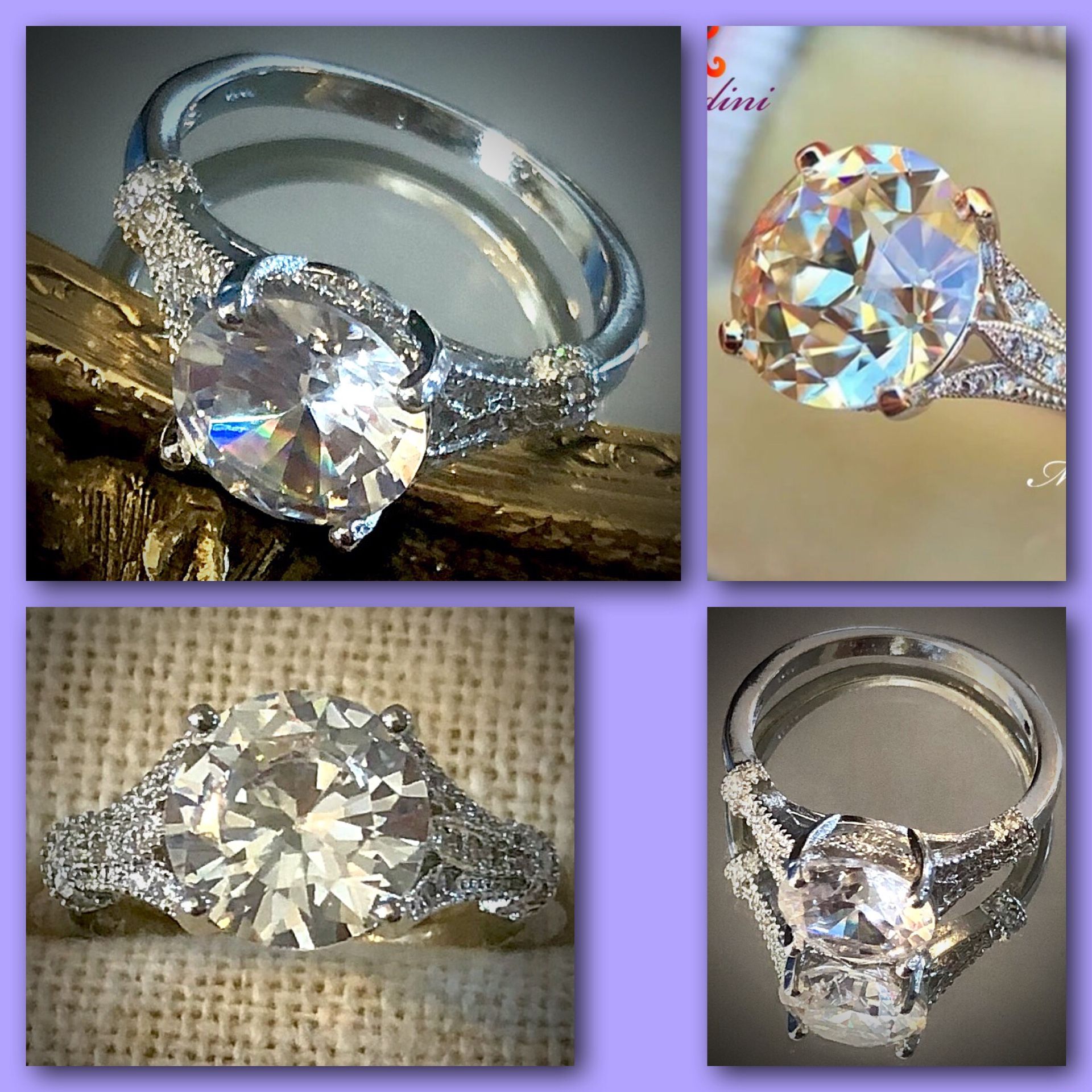 2.50ct Round Cut Center Stone Ring - Whole Sizes 5-8 Available