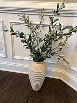 Beautiful Pottery Barn Faux Olive Decor 