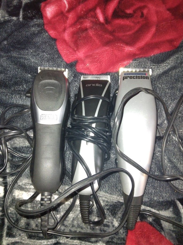 3 Hair Cutting Machines