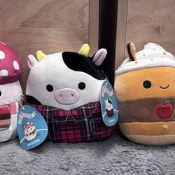 Winter-themed Squishmallows