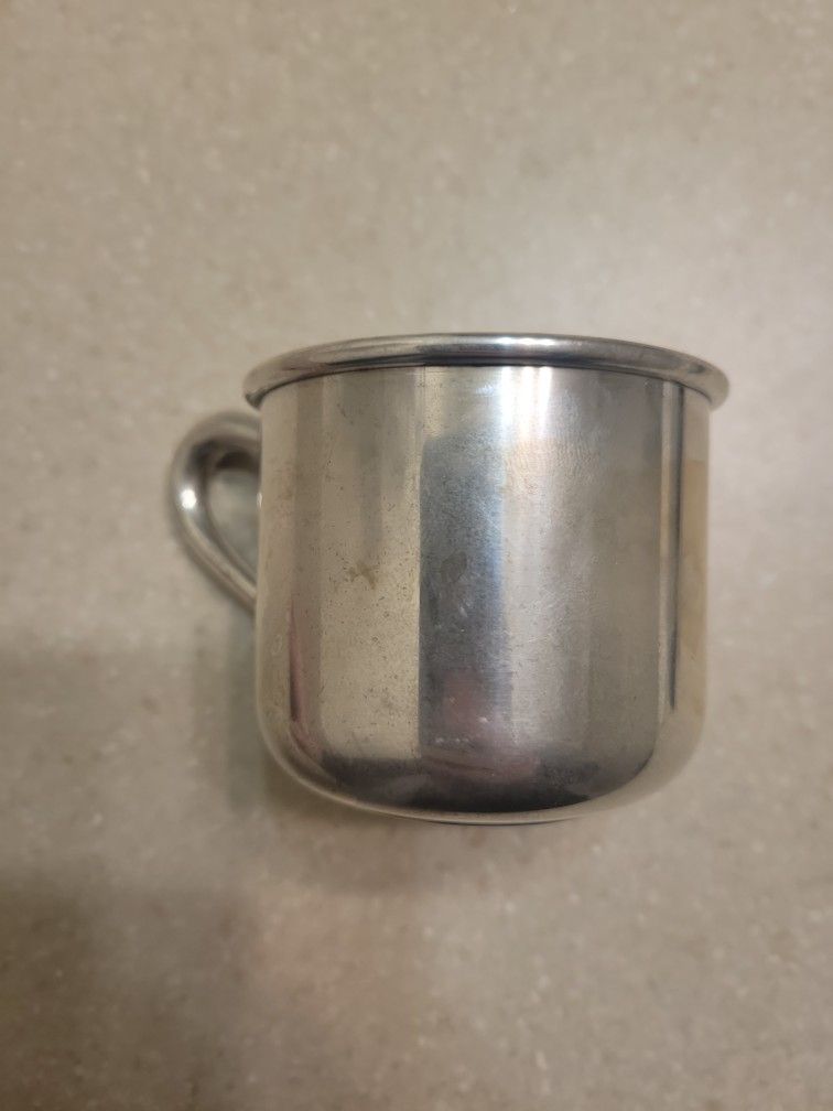Sterling Silver Baby Cup.  Weight Is 53 Grams