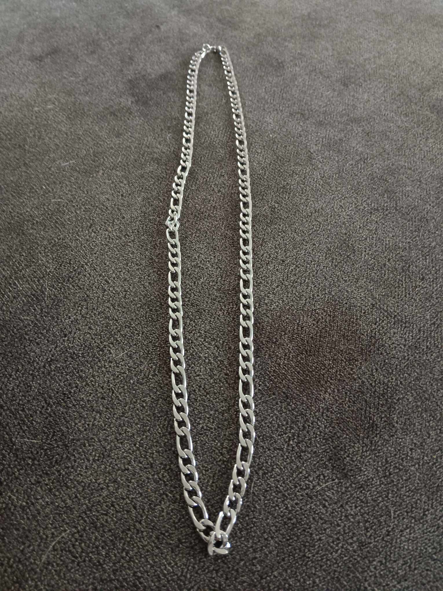 26” Mens Figaro Stainless Steel Necklace 