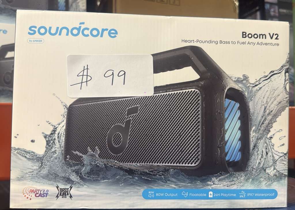 Soundcore Boom V2 Outdoor Bluetooth Speaker  250 pcs   