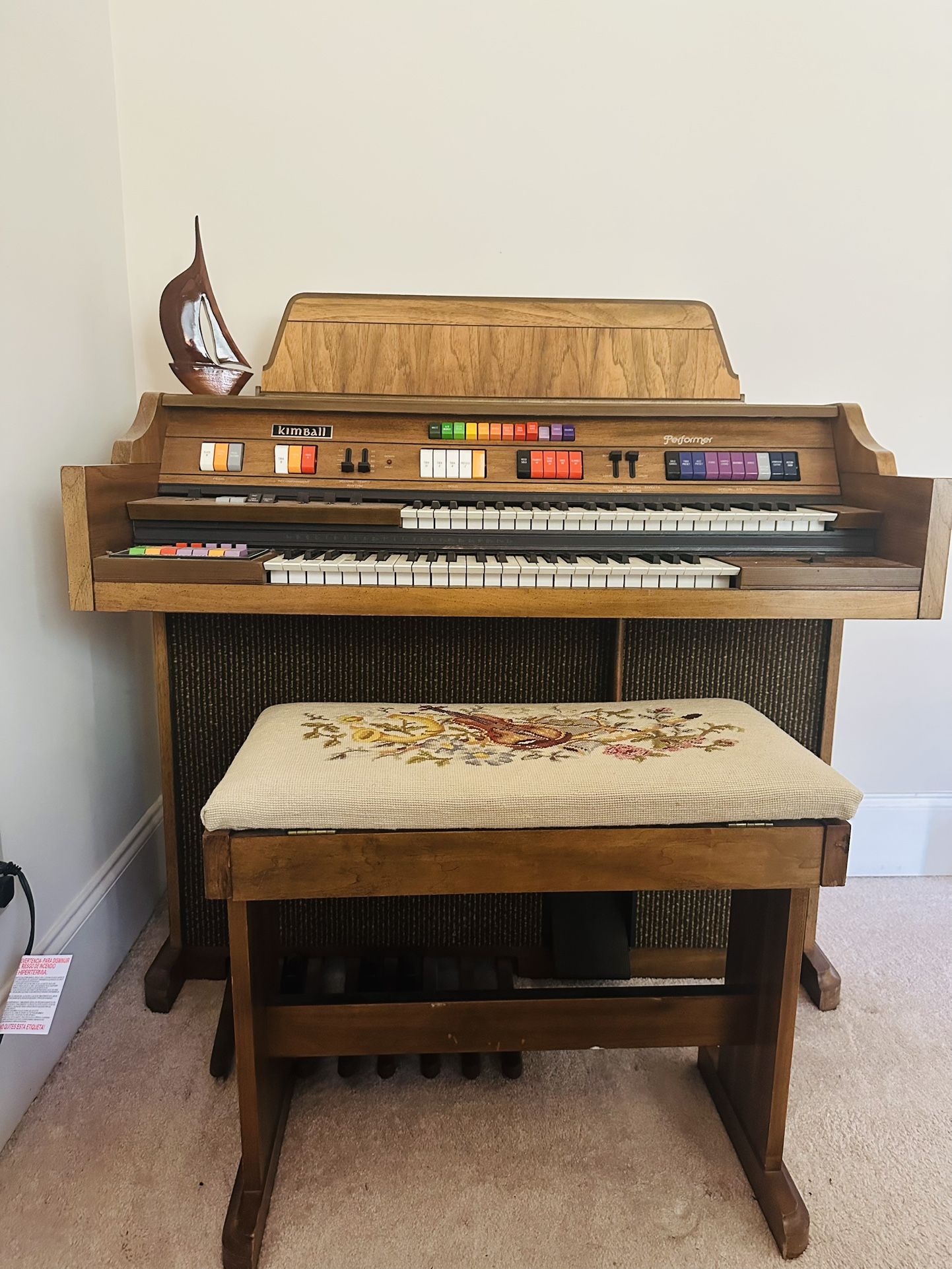 Vintage Kimball Performer Organ 