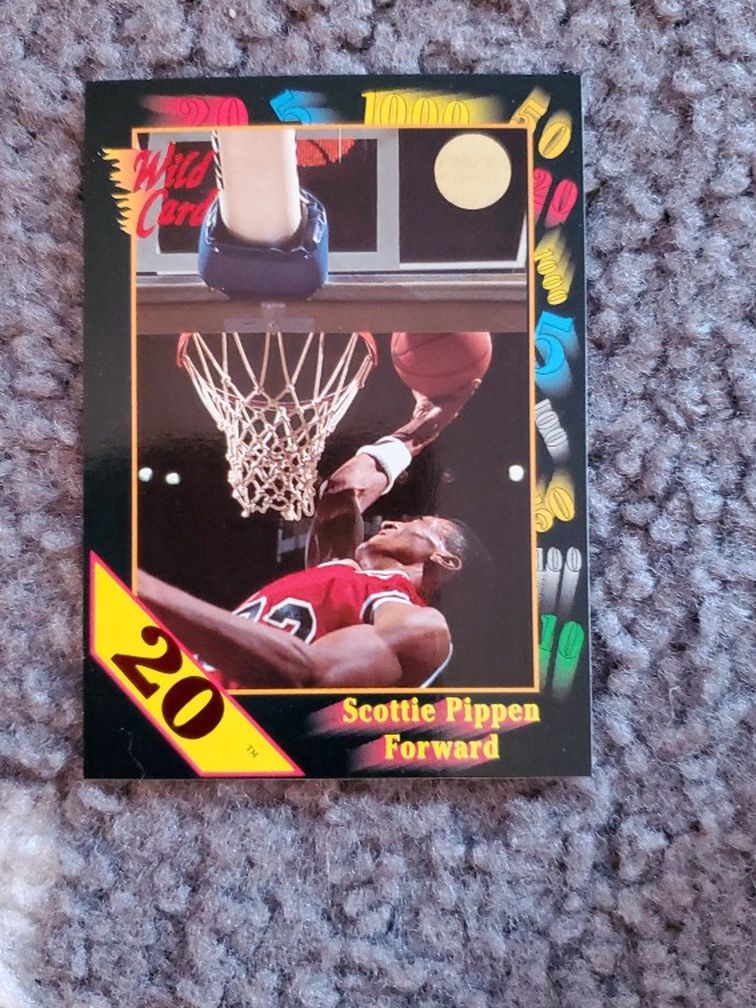 1992 Scottie Pippen Wild Card- Basketball
