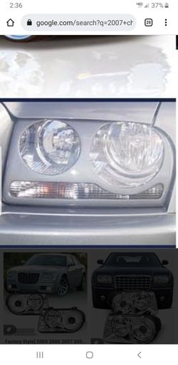 2007 Chrysler 300 Bentley Style Headlight Covers