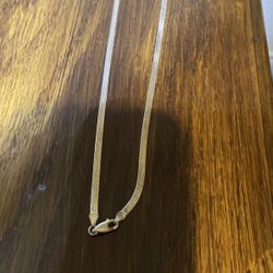 30 Inch Sterling silver necklace